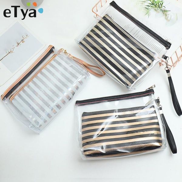 men women travel striped transparent cosmetic bag two-piece ladies male pvc hand bag makeup make up toiletry wash bags pouch
men women travel striped transparent cosmetic bag two-piece ladies male pvc hand bag makeup make up toiletry wash bags pouch