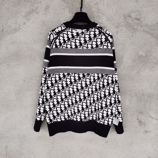 2020 autumn / winter old flower letter jacquard knitted sweater men women fashion brand long sleeve double face pullover and low top
2020 autumn / winter old flower letter jacquard knitted sweater men women fashion brand long sleeve double face pullover and low top