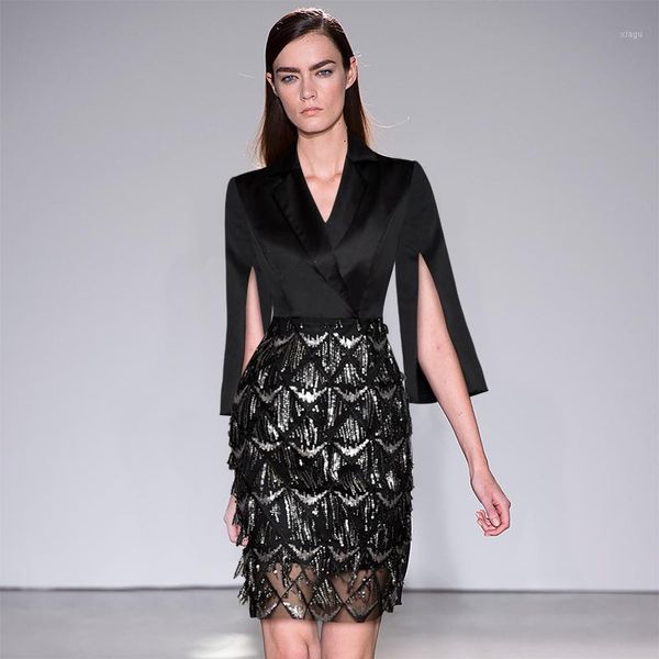sparkling dresses women runway designer 2020 new spring summer patchwork sequin elegant work office ladies midi pencil dress1, Black;gray
sparkling dresses women runway designer 2020 new spring summer patchwork sequin elegant work office ladies midi pencil dress1, Black;gray