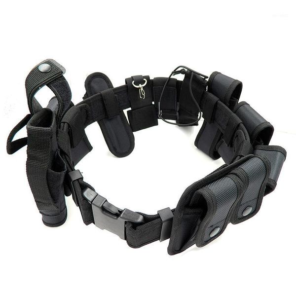 waist support 10pcs multifunctional security belts outdoor tactical training guard utility kit duty belt with pouch set1, Black;gray
waist support 10pcs multifunctional security belts outdoor tactical training guard utility kit duty belt with pouch set1, Black;gray