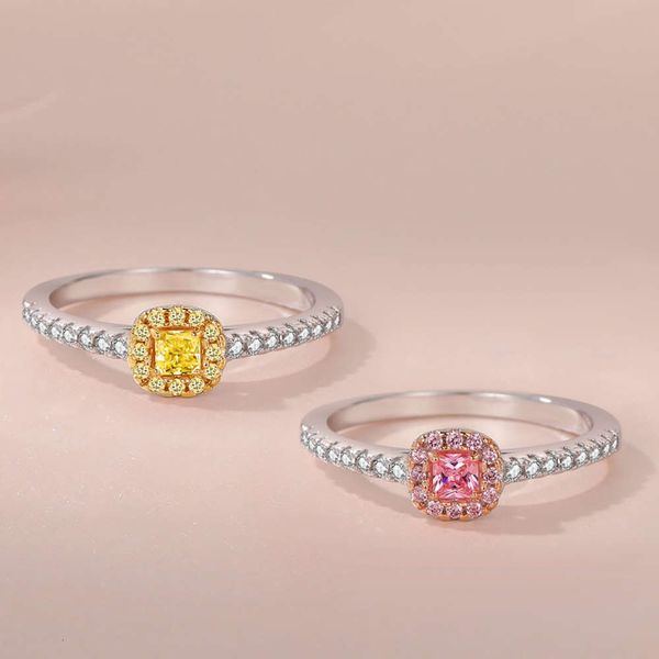 Luxurys Designers Fashion Jz334 pink color diamond gilded micro inlaid imitation diamond ring square Diamond Princess gift women's ring, Silver
Luxurys Designers Fashion Jz334 pink color diamond gilded micro inlaid imitation diamond ring square Diamond Princess gift women's ring, Silver