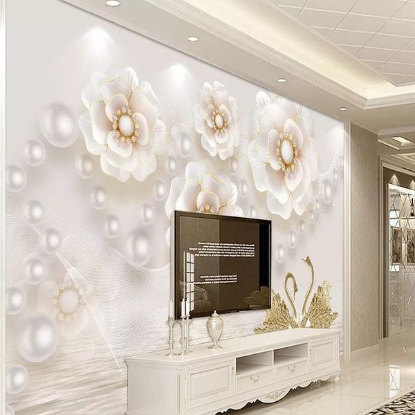 new custom 3d large mural wallpaper relief jewelry flower modern simple european children's room tv background living bedroom1
new custom 3d large mural wallpaper relief jewelry flower modern simple european children's room tv background living bedroom1