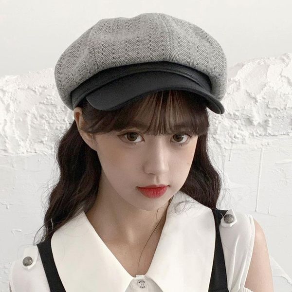 stingy brim hats autumn winter women hat retro octagonal sboy cap ladies solid plain beret female vintage artist painter girls casual1, Blue;gray
stingy brim hats autumn winter women hat retro octagonal sboy cap ladies solid plain beret female vintage artist painter girls casual1, Blue;gray