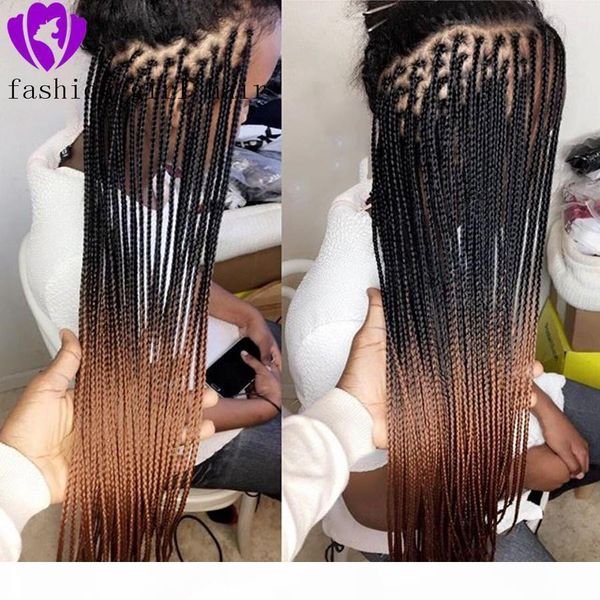 synthetic braided lace front wigs for black women ombre brown heat resistant 28 inch hair braid wigs premium braided box braids wig, Black;brown
synthetic braided lace front wigs for black women ombre brown heat resistant 28 inch hair braid wigs premium braided box braids wig, Black;brown