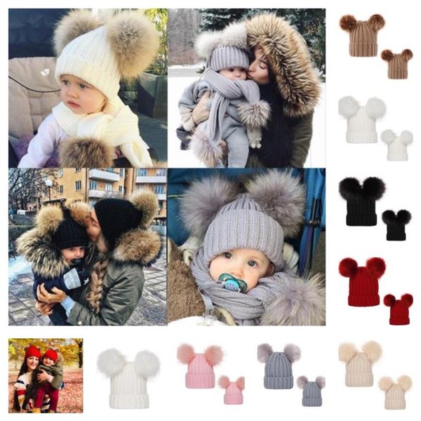 mom kids matching crochet beanies ribbed knit winter hat with 2 pom big ball women 0-3 years baby kids skull caps tuque head wear e101904, Yellow
mom kids matching crochet beanies ribbed knit winter hat with 2 pom big ball women 0-3 years baby kids skull caps tuque head wear e101904, Yellow