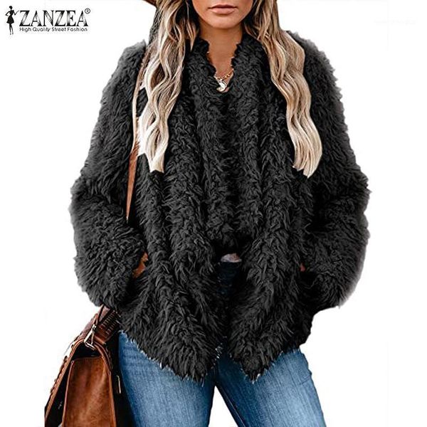 women's jackets women's fluffy outwears 2021 winter warm elegant solid coats casual long sleeve lapel open front overcoats female, Black;brown
women's jackets women's fluffy outwears 2021 winter warm elegant solid coats casual long sleeve lapel open front overcoats female, Black;brown