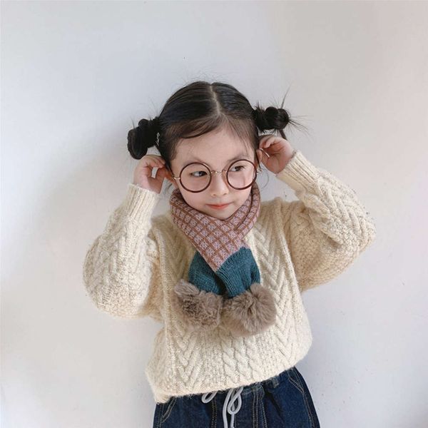 cross new winter children's plaid warm knitted baby's neck double ball scarf wj8676 fdn9, Red;brown
cross new winter children's plaid warm knitted baby's neck double ball scarf wj8676 fdn9, Red;brown
