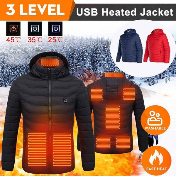 outdoor t-shirts heated vest jacket washable usb heater charging hooded coat electrical heating warm camping hiking, Gray;blue
outdoor t-shirts heated vest jacket washable usb heater charging hooded coat electrical heating warm camping hiking, Gray;blue