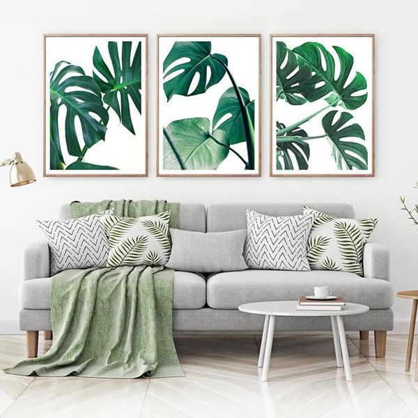 paintings green palm leaf wall art print monstera leaves canvas painting minimalist tropical plant picture for living room home decor
paintings green palm leaf wall art print monstera leaves canvas painting minimalist tropical plant picture for living room home decor