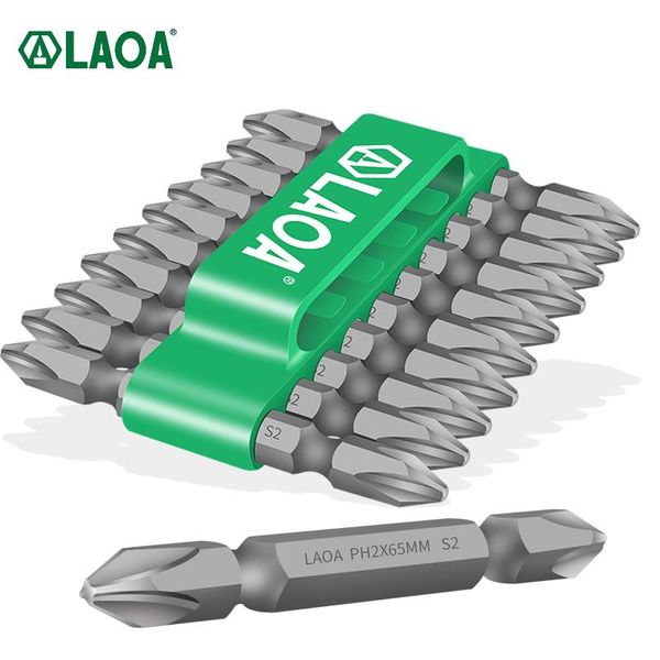 laoa 10pcs 1/4" strong magnetism screwdriver bit ph2 65mm two end s2 electric screwdriver bit
laoa 10pcs 1/4" strong magnetism screwdriver bit ph2 65mm two end s2 electric screwdriver bit