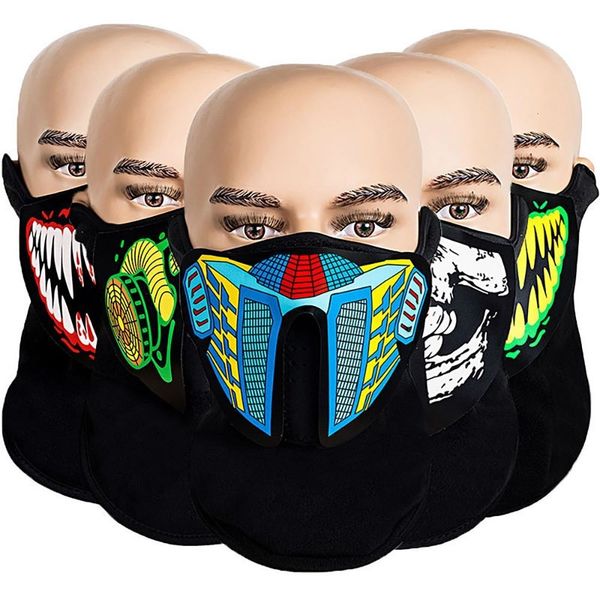 69 styles el mask flash led music mask with sound active for dancing riding skating party voice control mask party masks fy0063
69 styles el mask flash led music mask with sound active for dancing riding skating party voice control mask party masks fy0063