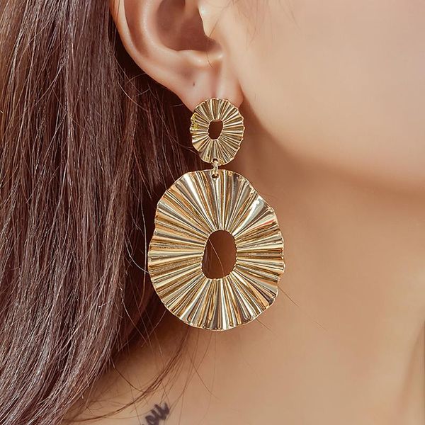 dangle & chandelier aensoa wrinkled metal texture shiny earrings for women gold niche style simple temperament geometric female jewelry, Silver
dangle & chandelier aensoa wrinkled metal texture shiny earrings for women gold niche style simple temperament geometric female jewelry, Silver