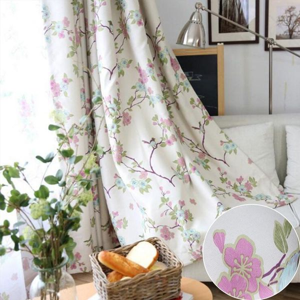 curtain & drapes american country flower and bird fully shaded cloth magpie printed window living room bedroom 
curtain & drapes american country flower and bird fully shaded cloth magpie printed window living room bedroom