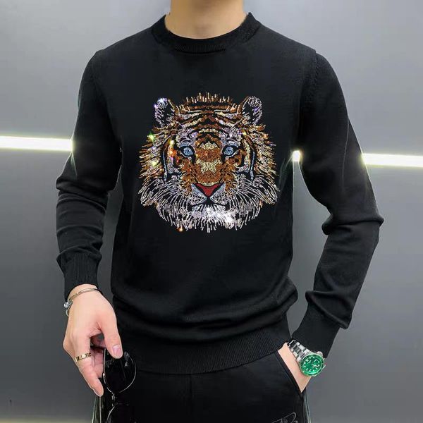 men's sweaters design diamond shiny craft sweater hip-hop knitted pullover cashmere classic black / white, White;black
men's sweaters design diamond shiny craft sweater hip-hop knitted pullover cashmere classic black / white, White;black