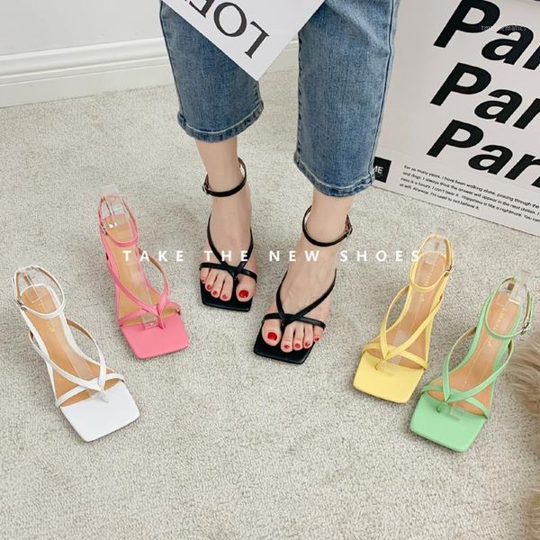 square toe fashion women sandals clip toe ankle strap candy color high heels pumps fashion summer party sandals yellow green1, Black
square toe fashion women sandals clip toe ankle strap candy color high heels pumps fashion summer party sandals yellow green1, Black