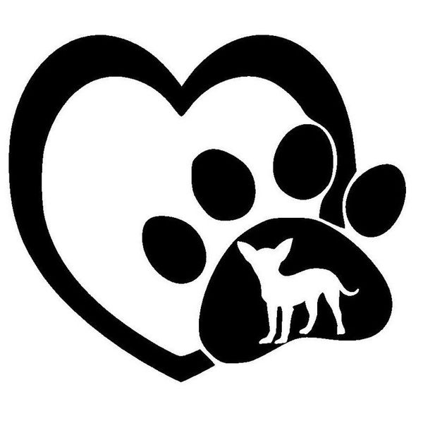 14.5*12.7cm chihuahua love heart paw print vinyl decal cute car stickers car styling bumper decoration black/silver s1-1287
14.5*12.7cm chihuahua love heart paw print vinyl decal cute car stickers car styling bumper decoration black/silver s1-1287