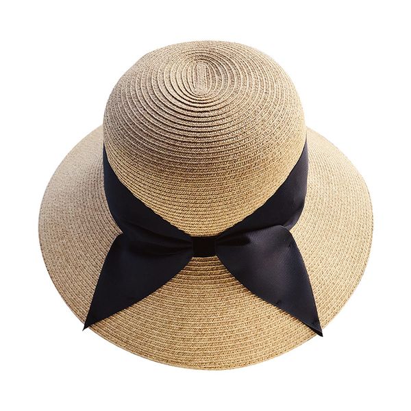 japanese and korean straw hat womens summer sun hat big brim foldable sun hat outdoor beach bow casual cool, Blue;gray
japanese and korean straw hat womens summer sun hat big brim foldable sun hat outdoor beach bow casual cool, Blue;gray