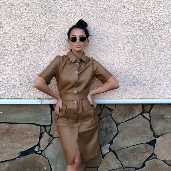 women vintage sashes ftont pockets a-line party dress short sleeve turn down collar solid mini dress 2021 summer fashion dress, Black;gray
women vintage sashes ftont pockets a-line party dress short sleeve turn down collar solid mini dress 2021 summer fashion dress, Black;gray