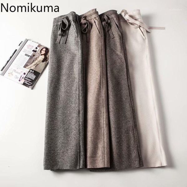 women's pants & capris nomikuma autumn straight women high waist lace up casual loose trousers female korean fashion pantalones mujer 3, Black;white
women's pants & capris nomikuma autumn straight women high waist lace up casual loose trousers female korean fashion pantalones mujer 3, Black;white