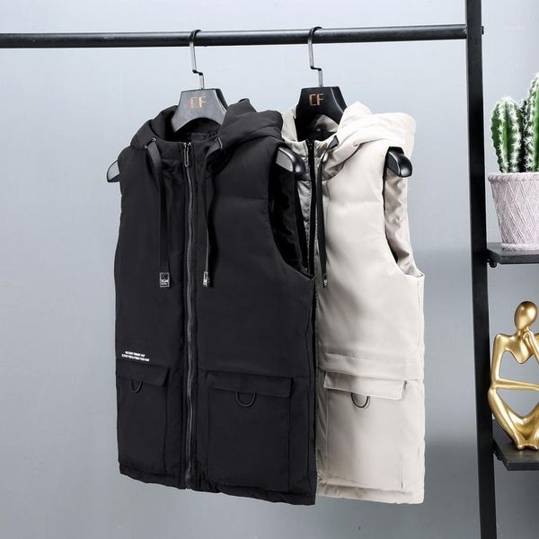 2020 new winter casual vest men winter waterproof warm hooded big pockets sleeveless coat hat detachable plus size 4xl 5xl1, Black;white
2020 new winter casual vest men winter waterproof warm hooded big pockets sleeveless coat hat detachable plus size 4xl 5xl1, Black;white