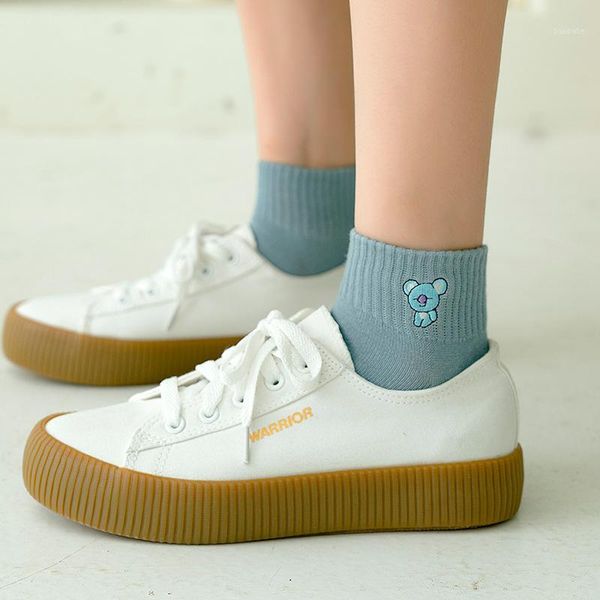 women's spring and summer cartoon embroidered cotton socks cute college style socks girls low1, Black;white
women's spring and summer cartoon embroidered cotton socks cute college style socks girls low1, Black;white