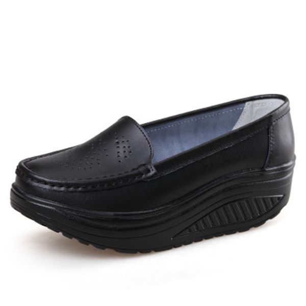 qsr spring genuine leather soft outsole work shoes female black swing shoes woman plus size wedges single female shoes y200113
qsr spring genuine leather soft outsole work shoes female black swing shoes woman plus size wedges single female shoes y200113