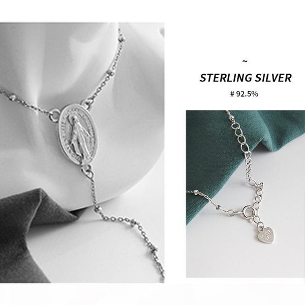 solid 925 sterling silver rosary bead virgin mary cross necklace women 2mm silver beads pendant necklace silver 45cm
solid 925 sterling silver rosary bead virgin mary cross necklace women 2mm silver beads pendant necklace silver 45cm