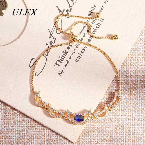 ulex cute cubic zirconia moon charm bracelets for women gold chain crystal bracelet adjustable animal femme jewelry femme1, Black
ulex cute cubic zirconia moon charm bracelets for women gold chain crystal bracelet adjustable animal femme jewelry femme1, Black