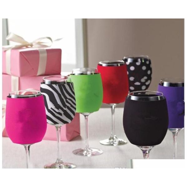 new wine glass neoprene sleeve insulator drink holder wine glass anti-frozen cover 100pcs a color barware product aurdw
new wine glass neoprene sleeve insulator drink holder wine glass anti-frozen cover 100pcs a color barware product aurdw