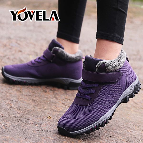 winter women snow boots women warm push ankle boots female waterproof rubber hiking fashion winter platform shoes, Black
winter women snow boots women warm push ankle boots female waterproof rubber hiking fashion winter platform shoes, Black