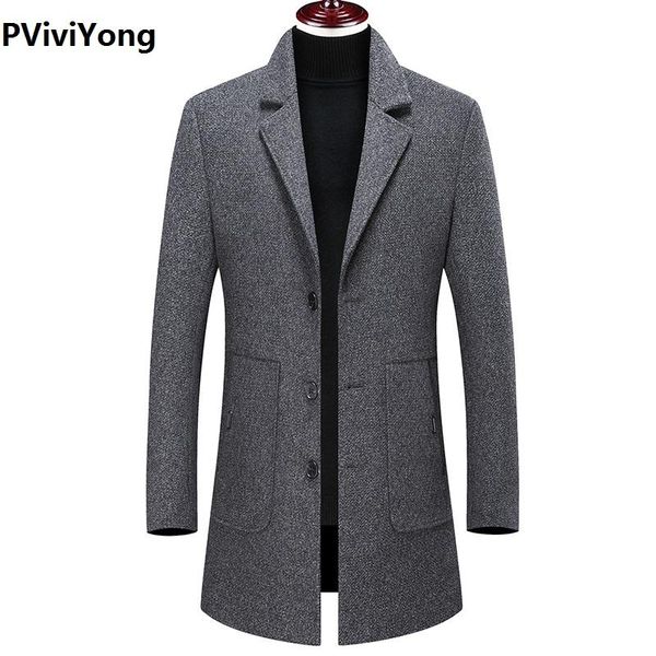pviviyong new arrival autumn&winter wool trench coat men,men's wool turn-down collar jackets plus-size m-4xl 896, Black
pviviyong new arrival autumn&winter wool trench coat men,men's wool turn-down collar jackets plus-size m-4xl 896, Black