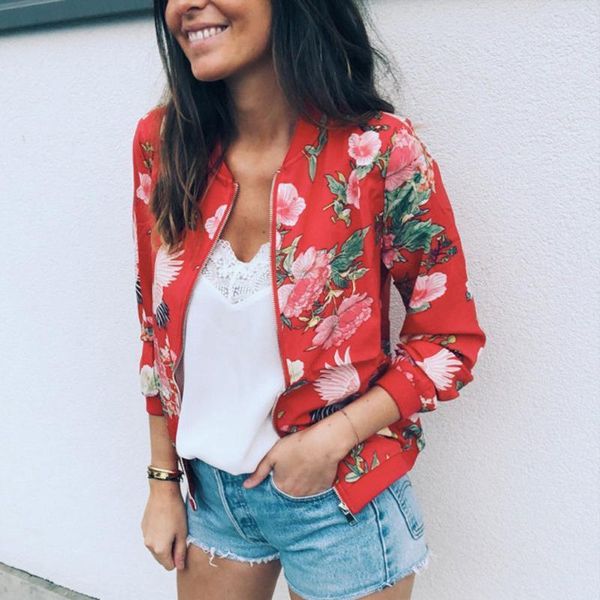 autumn coat women jacket long sleeve flower print outwear streetwear ladies slim lapel jackets outwears1, Black;brown
autumn coat women jacket long sleeve flower print outwear streetwear ladies slim lapel jackets outwears1, Black;brown
