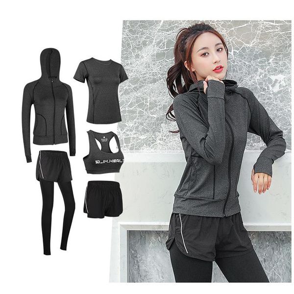 yoga outfits 5pcs women's fitness wear sportswear set bra training running, White;red
yoga outfits 5pcs women's fitness wear sportswear set bra training running, White;red