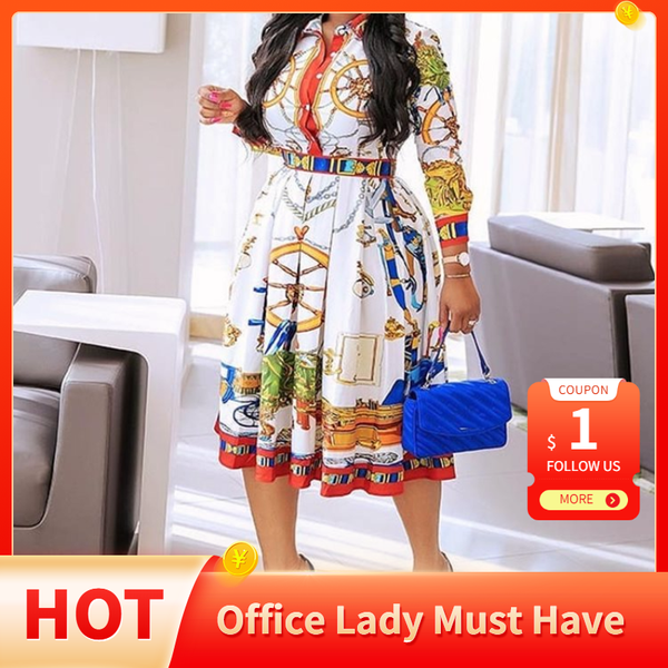 new spring long sleeve shirt dress african print elegant office ladies tunic pleated midi dresses for women 2022 y2k clothing, Black;gray
new spring long sleeve shirt dress african print elegant office ladies tunic pleated midi dresses for women 2022 y2k clothing, Black;gray