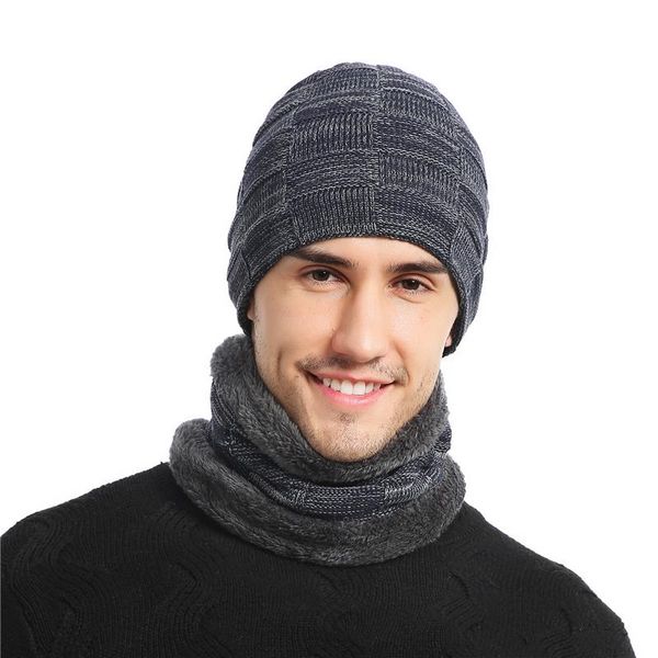 winter beanie hat for men women hat scarf warm scarf set male female set 2 pcs skullies beanies, Blue;gray
winter beanie hat for men women hat scarf warm scarf set male female set 2 pcs skullies beanies, Blue;gray