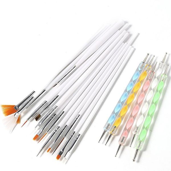 new 20 pcs/set nail art manicure gel design pen painting polish brush dotting drawing tools set acrylic brush ongle qylsss, Silver
new 20 pcs/set nail art manicure gel design pen painting polish brush dotting drawing tools set acrylic brush ongle qylsss, Silver