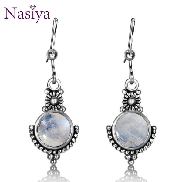bohemian style natural moonstone drop earrings women's 925 sterling jewelry engagement party anniversary daily life gift, Silver
bohemian style natural moonstone drop earrings women's 925 sterling jewelry engagement party anniversary daily life gift, Silver