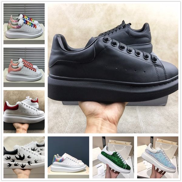 2020 mens casual designer shoes fashion shinny sneakers womens leather white shoes flat trainers chaussures de sport zapatillas, Black
2020 mens casual designer shoes fashion shinny sneakers womens leather white shoes flat trainers chaussures de sport zapatillas, Black