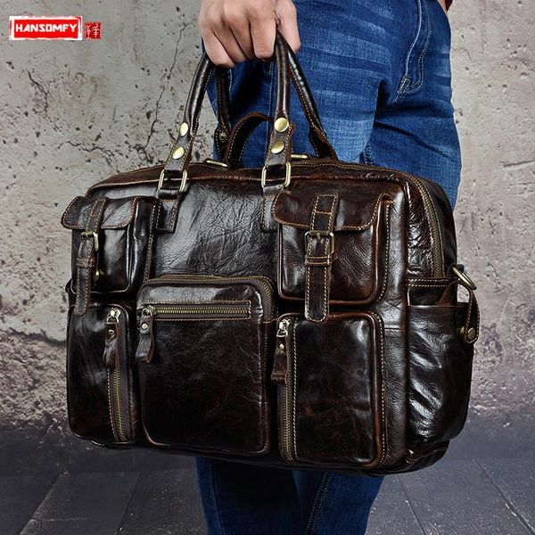 men briefcases business 16 inch computer handbags large capacity crossbody bag official travel shoulder bags crazy horse leather
men briefcases business 16 inch computer handbags large capacity crossbody bag official travel shoulder bags crazy horse leather