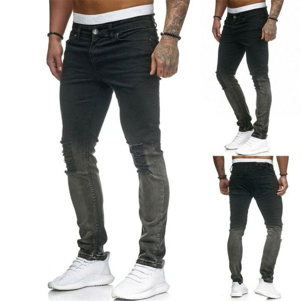 gothic modis men ripped jeans pants skinny distressed slim fit biker casual denim trouser male black pencil jean ripped pants, Blue
gothic modis men ripped jeans pants skinny distressed slim fit biker casual denim trouser male black pencil jean ripped pants, Blue