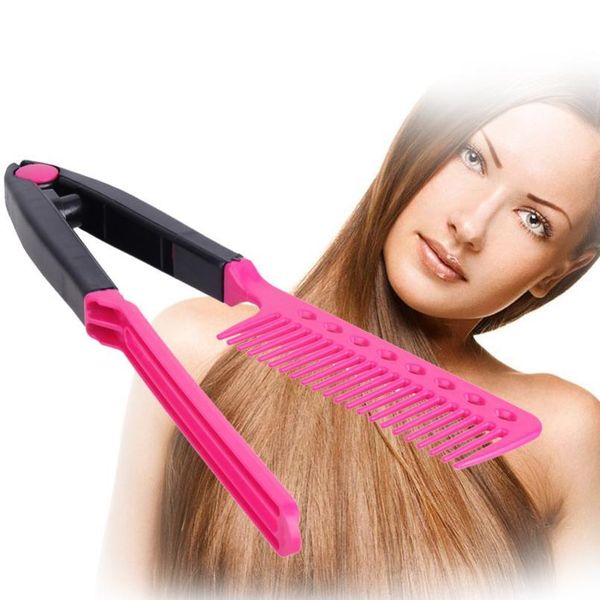 v type hair combs professional hair straightener comb diy salon haircut hairdressing styling tool salon anti-static com sqcfba, Silver
v type hair combs professional hair straightener comb diy salon haircut hairdressing styling tool salon anti-static com sqcfba, Silver