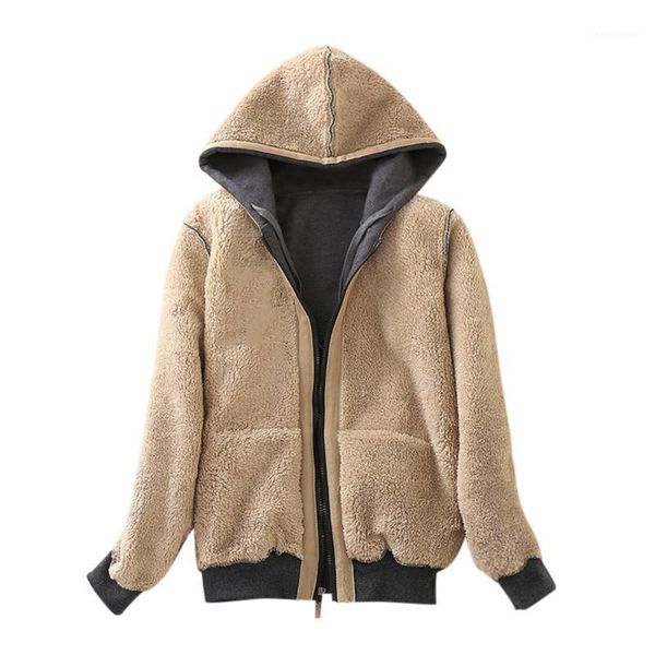 casual women hoodies fleece warm coat zip up outerwear plush zipper up hooded jacket plus size thermal plus velvet hoodie jacket1, Black;brown
casual women hoodies fleece warm coat zip up outerwear plush zipper up hooded jacket plus size thermal plus velvet hoodie jacket1, Black;brown