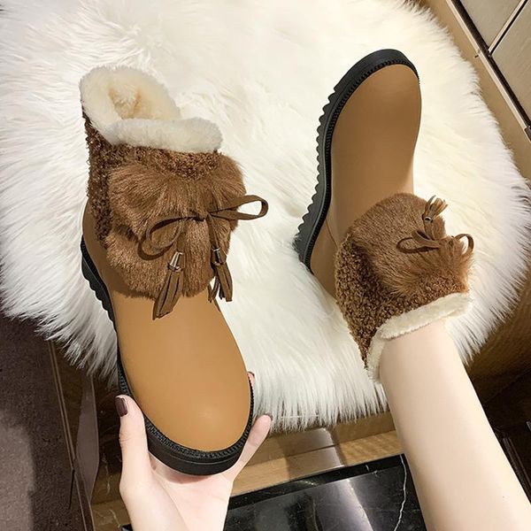 shoes women's leather boots luxury designer round toe boots-women australia winter footwear flat heel rubber ladies, Black
shoes women's leather boots luxury designer round toe boots-women australia winter footwear flat heel rubber ladies, Black