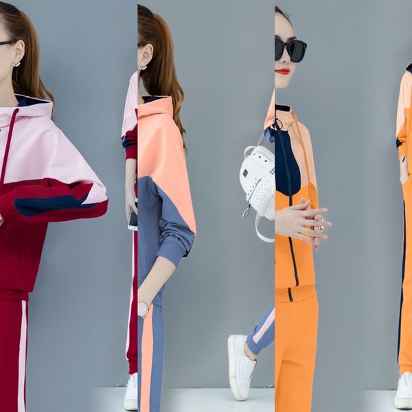 5moaw sports suit women's 2019 new korean style sports suit and autumn fashion slimming loose trendy casual wear two-piece spring sprin, Gray
5moaw sports suit women's 2019 new korean style sports suit and autumn fashion slimming loose trendy casual wear two-piece spring sprin, Gray