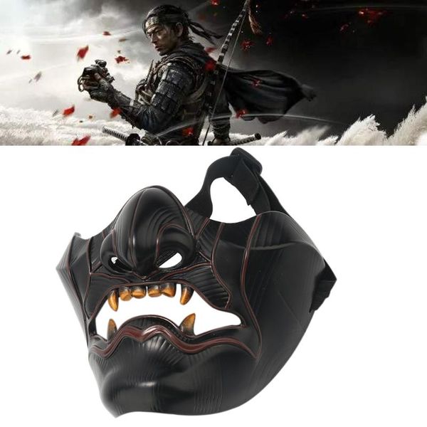 ghost of tsushima sakai cosplay mask half face samurai mask halloween masquerade halloween party resin masks props
ghost of tsushima sakai cosplay mask half face samurai mask halloween masquerade halloween party resin masks props