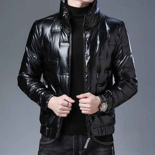 bright face light and thin down cotton short winter new korean thickened warm stand collar men's et fashion, Black
bright face light and thin down cotton short winter new korean thickened warm stand collar men's et fashion, Black