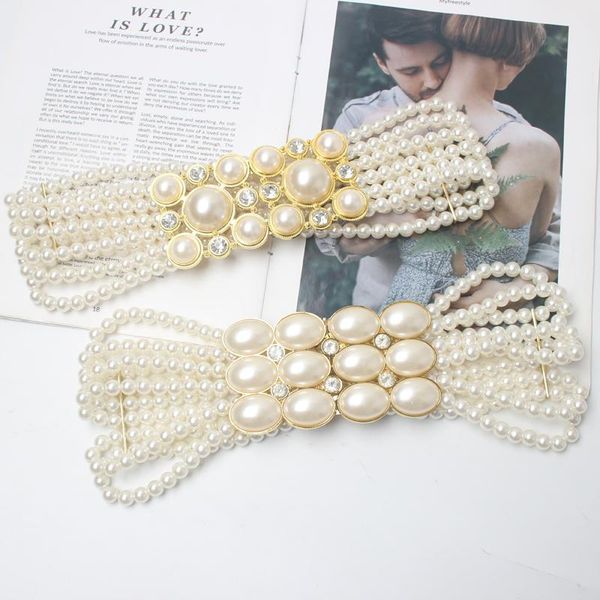 vintage handmade artificial pearl waist belt multi-layers elastic wide waist band female summer dress shirt corset strap belts, Black;brown
vintage handmade artificial pearl waist belt multi-layers elastic wide waist band female summer dress shirt corset strap belts, Black;brown