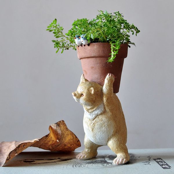 ornaments creative flowerpots and lovely personalized bear animal decorations table meat pot gifts for boys
ornaments creative flowerpots and lovely personalized bear animal decorations table meat pot gifts for boys