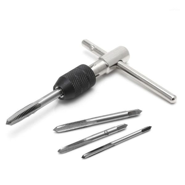 new 5pcs/set t type machine hand screw thread taps reamer m3/m4/m5/m6 tap set with twist drill bits and wrench1 
new 5pcs/set t type machine hand screw thread taps reamer m3/m4/m5/m6 tap set with twist drill bits and wrench1