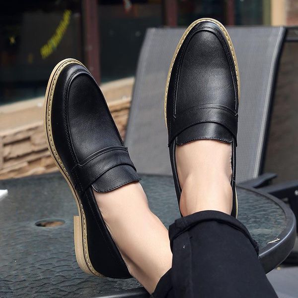 concise microfiber men's formal dress shoes slip-on mature low retro oxfords shoes round toe summer business wedding, Black
concise microfiber men's formal dress shoes slip-on mature low retro oxfords shoes round toe summer business wedding, Black